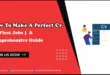 How to Make a Perfect CV