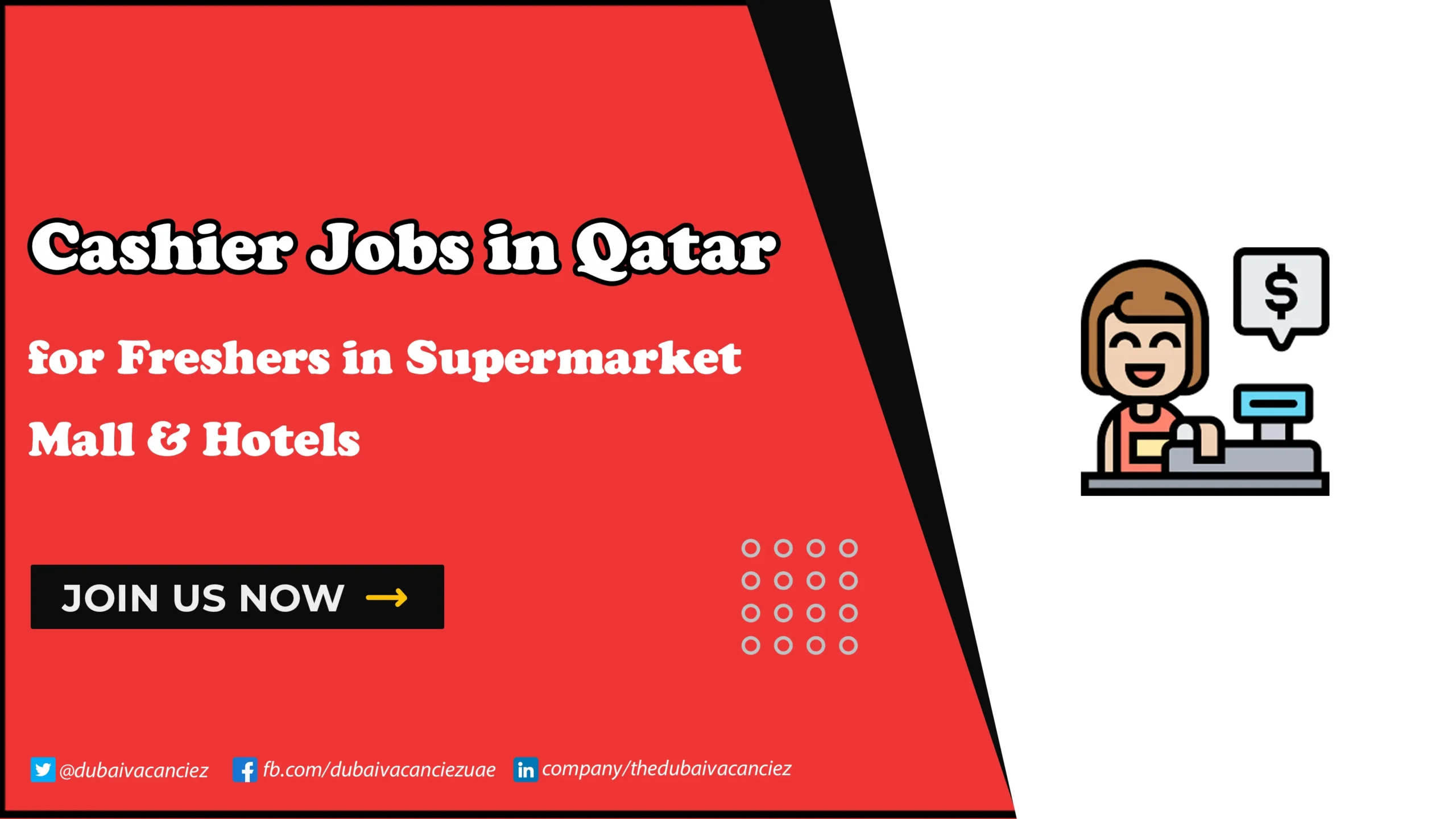 Cashier Jobs in Qatar