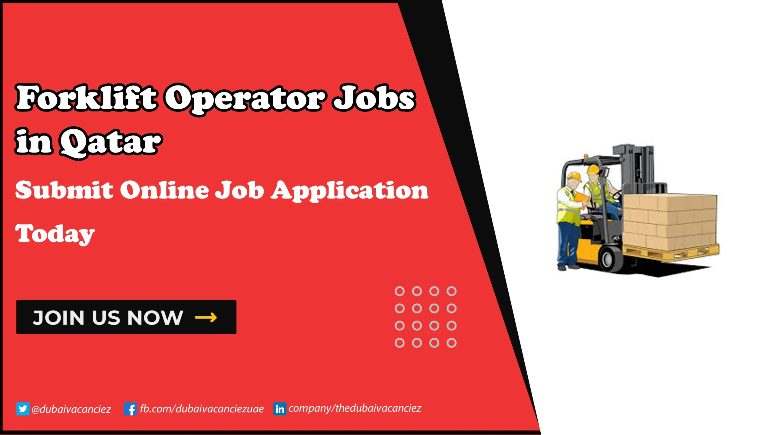 Forklift Operator Jobs in Qatar